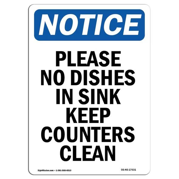Safety Sign, OSHA Notice, 24
